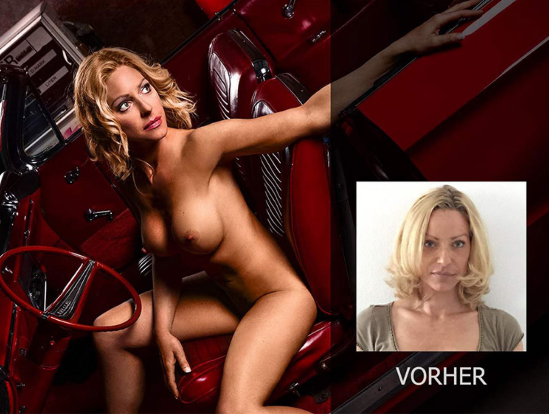 Vorher-Nachher- Erotik-Fotoshooting mit Visagistin Köln Bonn Düsseldorf und Frankfurt