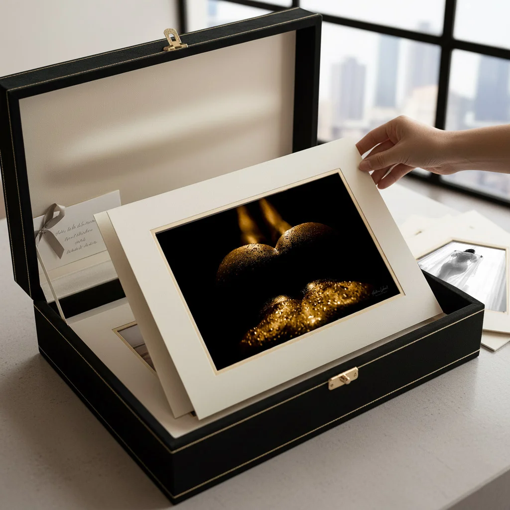 Aktfotos / Boudoirfotos verschenken - Ideen für erotische Fotogeschenke Erotik-Kalender- Boudoirbuch - Wandbilder mit Aktfotografien